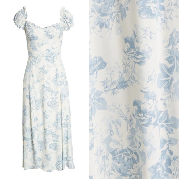 NEW Reformation Connell Dress Teacup 12